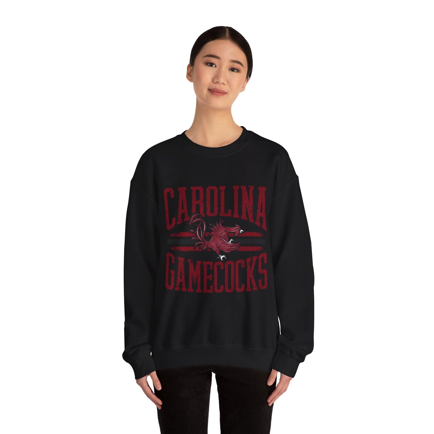 Gamecocks Spirit Sweatshirt - Cozy Unisex Crewneck for Sports Fans, College Apparel, Game Day Outfit, Holiday Gift, Casual Wear