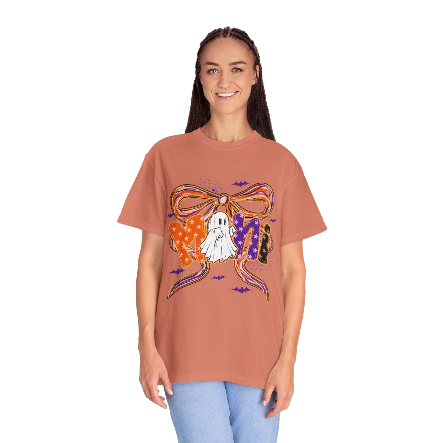 Halloween Ghost Ribbon T-Shirt | Unisex Spooky Wear, Fall Fashion, Halloween Party, Costume Tee, Gift for Ghost Lovers