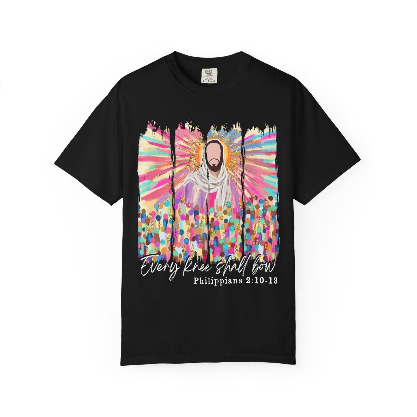 Vibrant Spiritual T-Shirt for Everyday Wear, Retro Art Tee, Casual Unisex Shirt, Gift for Festivals, Colorful Graphic Top