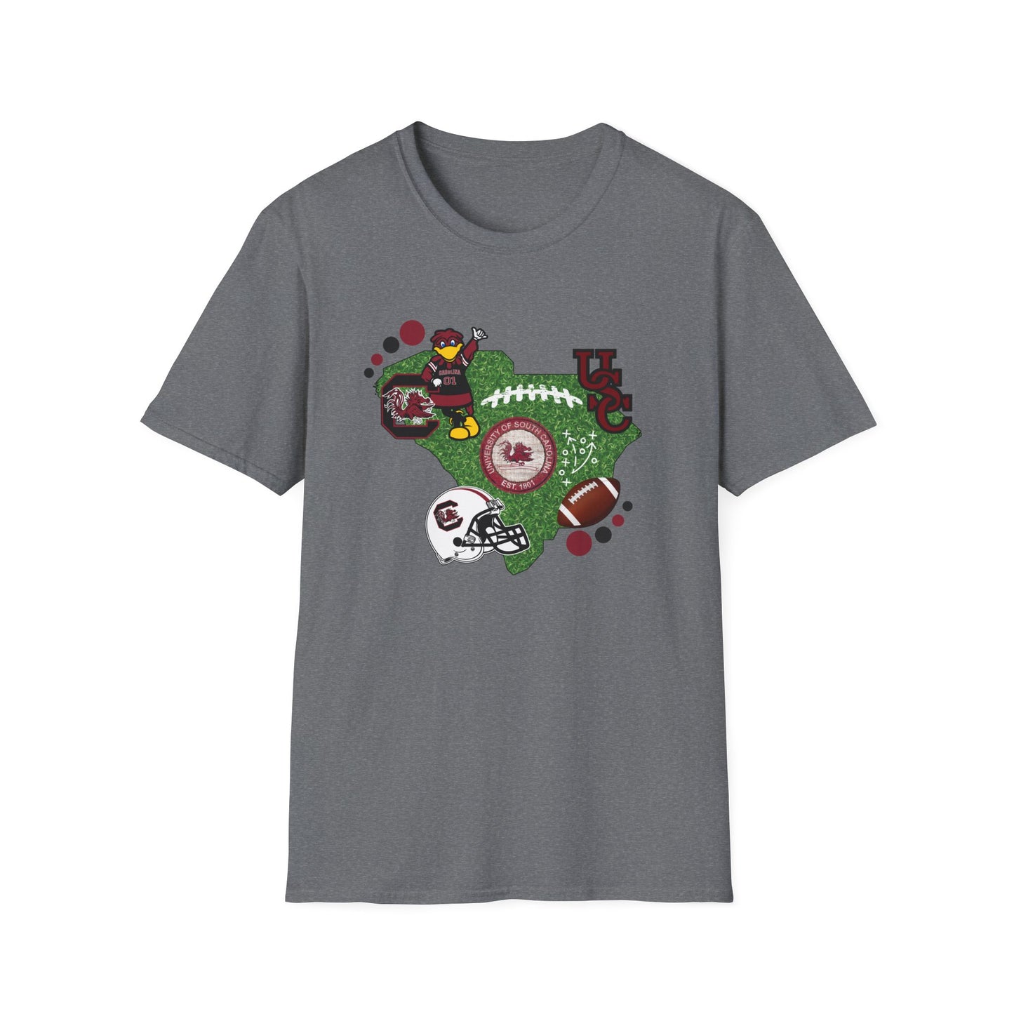 South Carolina Sports Fan Unisex T-Shirt, Game Day Apparel, College Football Tee, Gift for Him or Her, Casual Outfit