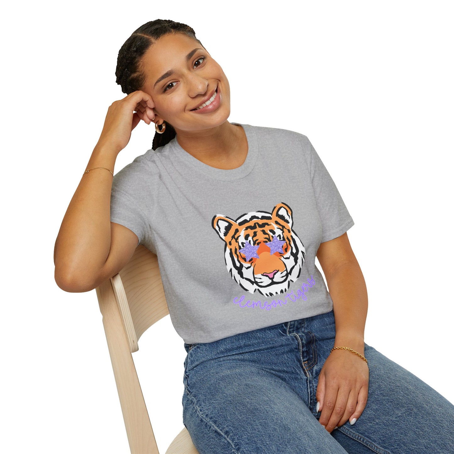 Clemson Tigers Unisex T-Shirt, College Apparel, Graphic Tee, Gift for Students, Casual Wear, School Spirit Shirt