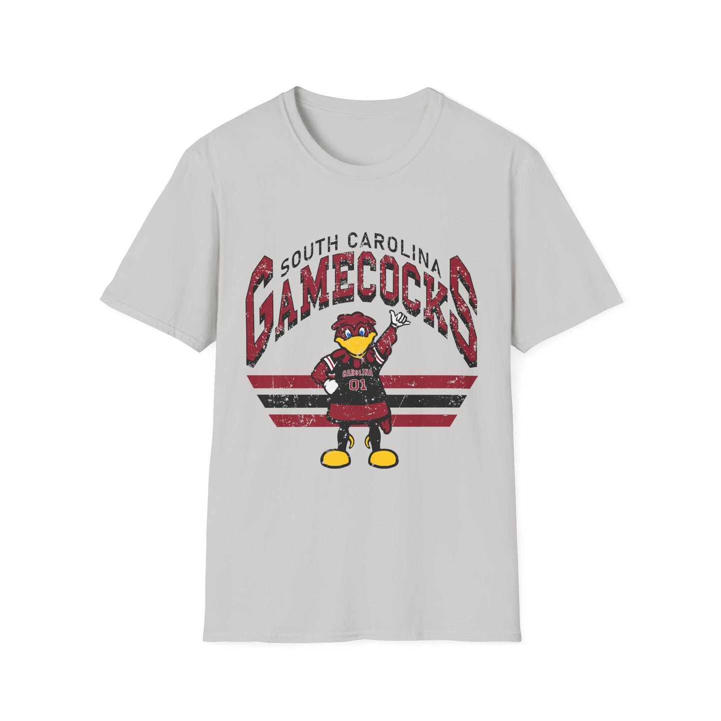 Vintage Gamecocks Tee, Unisex Softstyle T-Shirt for Fans, Game Day Apparel, College Spirit Wear, South Carolina Merchandise