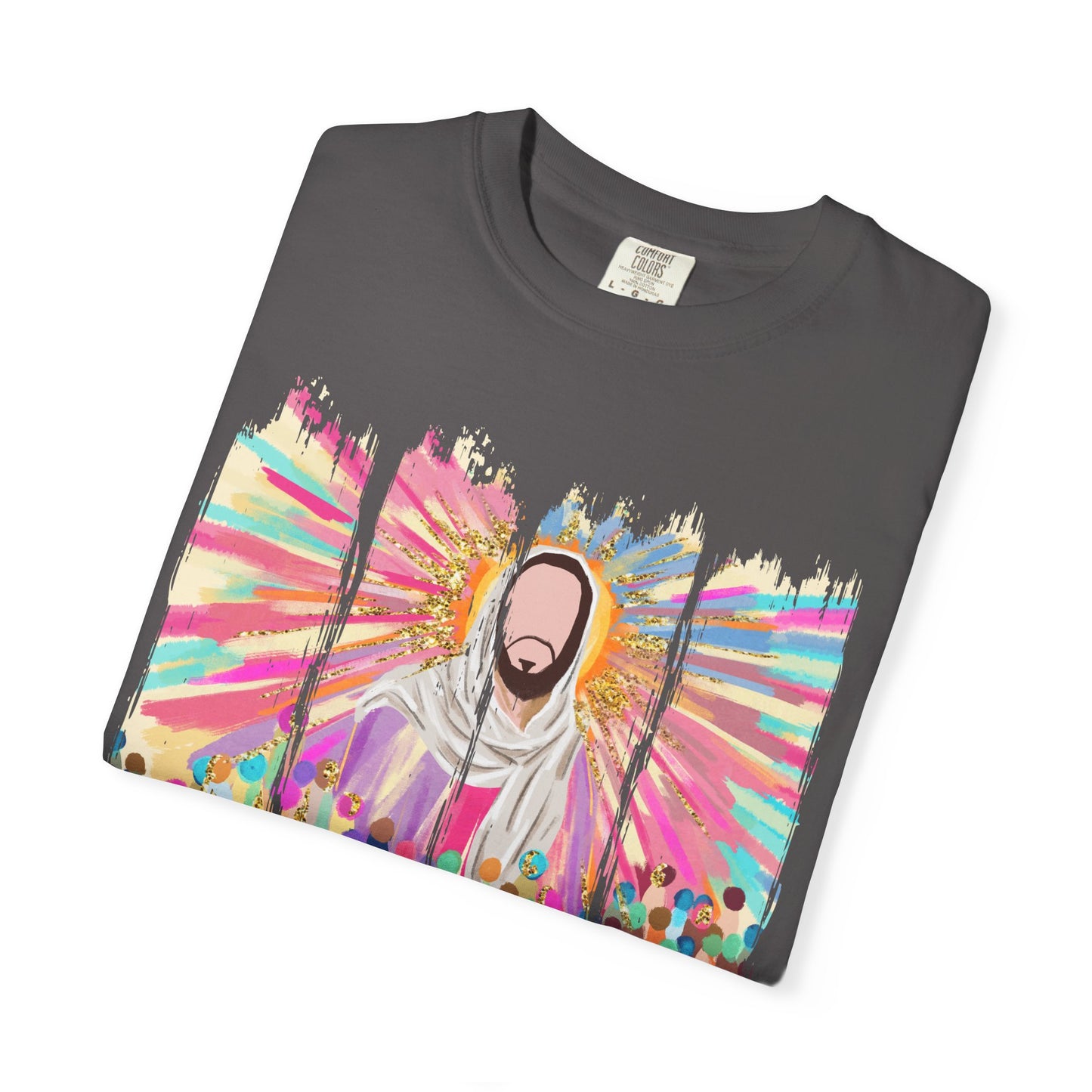 Vibrant Spiritual T-Shirt for Everyday Wear, Retro Art Tee, Casual Unisex Shirt, Gift for Festivals, Colorful Graphic Top