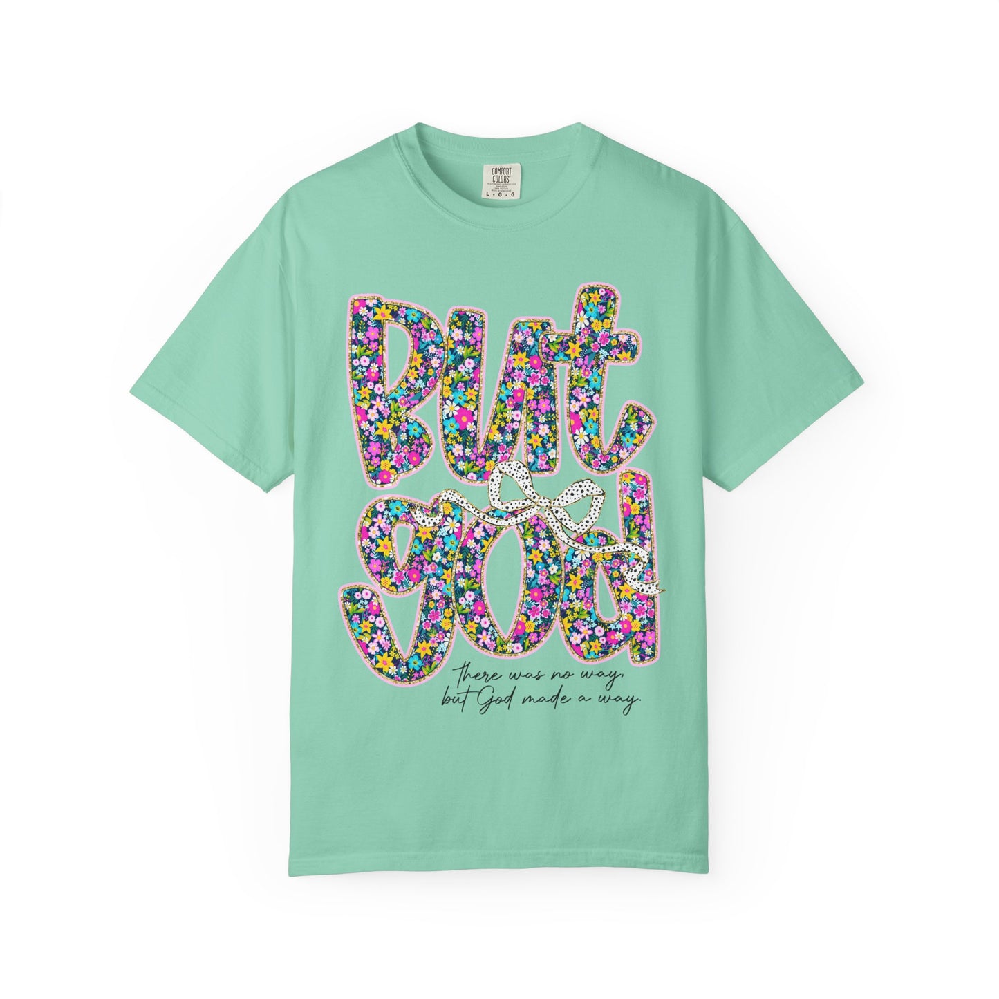 God Is Good Floral T-Shirt, Inspirational Tee, Gift for Him/Her, Faith-Based Apparel, Everyday Comfort