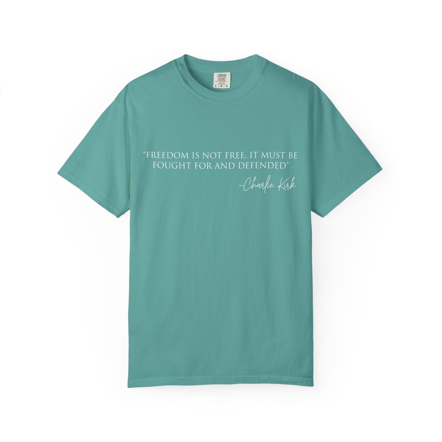 Freedom Quote T-Shirt, Inspirational Tee, Unisex Graphic Shirt, Motivational Gift, Casual Wear, Quote Apparel