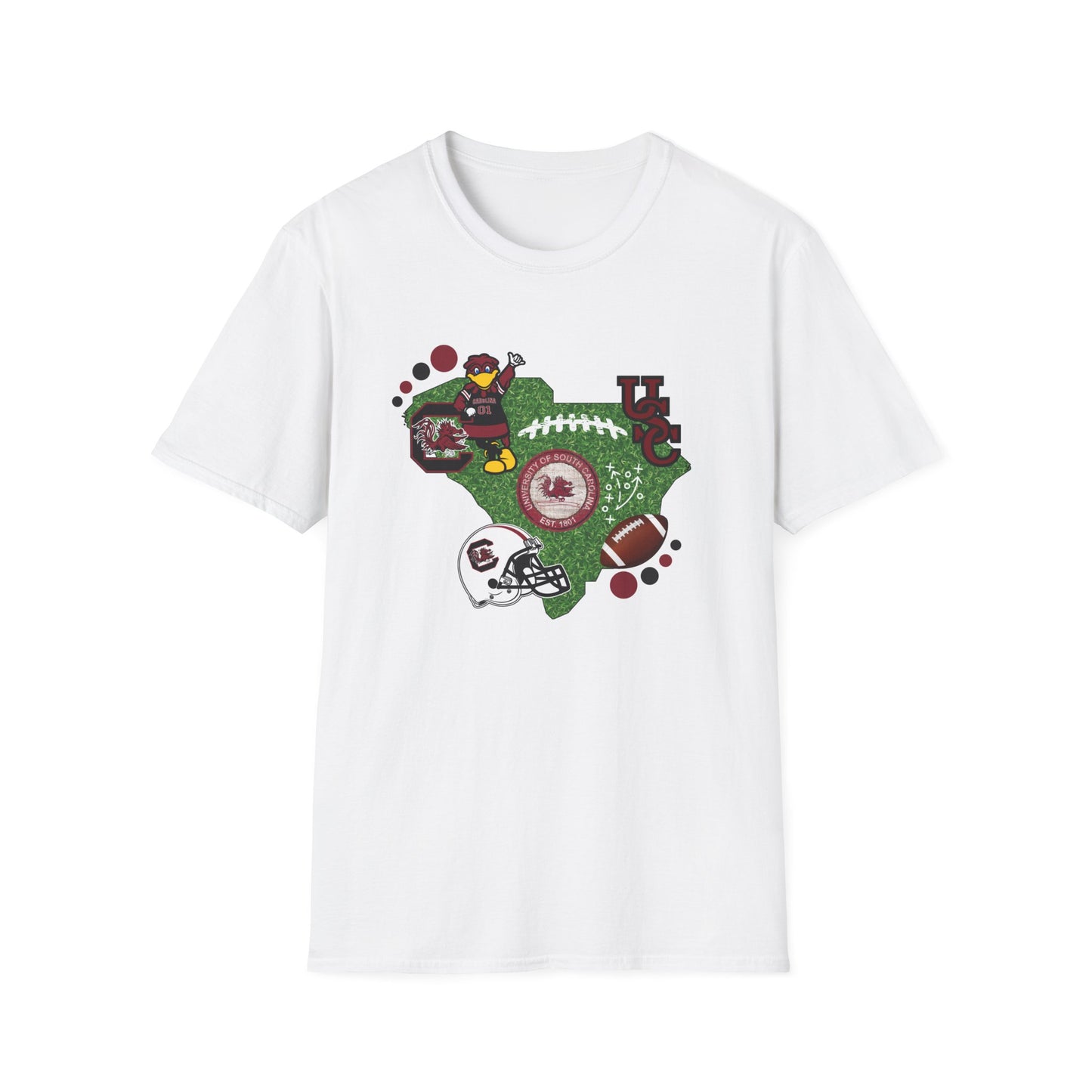South Carolina Sports Fan Unisex T-Shirt, Game Day Apparel, College Football Tee, Gift for Him or Her, Casual Outfit