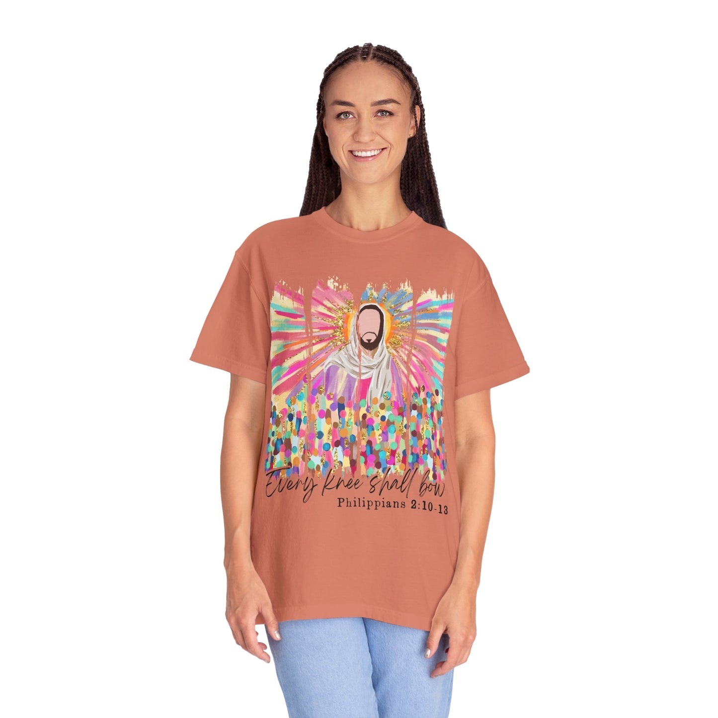 Colorful Faith T-Shirt, Biblical Verse Tee, Inspirational Apparel, Unisex Graphic Shirt, Christian Gift Idea, Religious T-Shirt