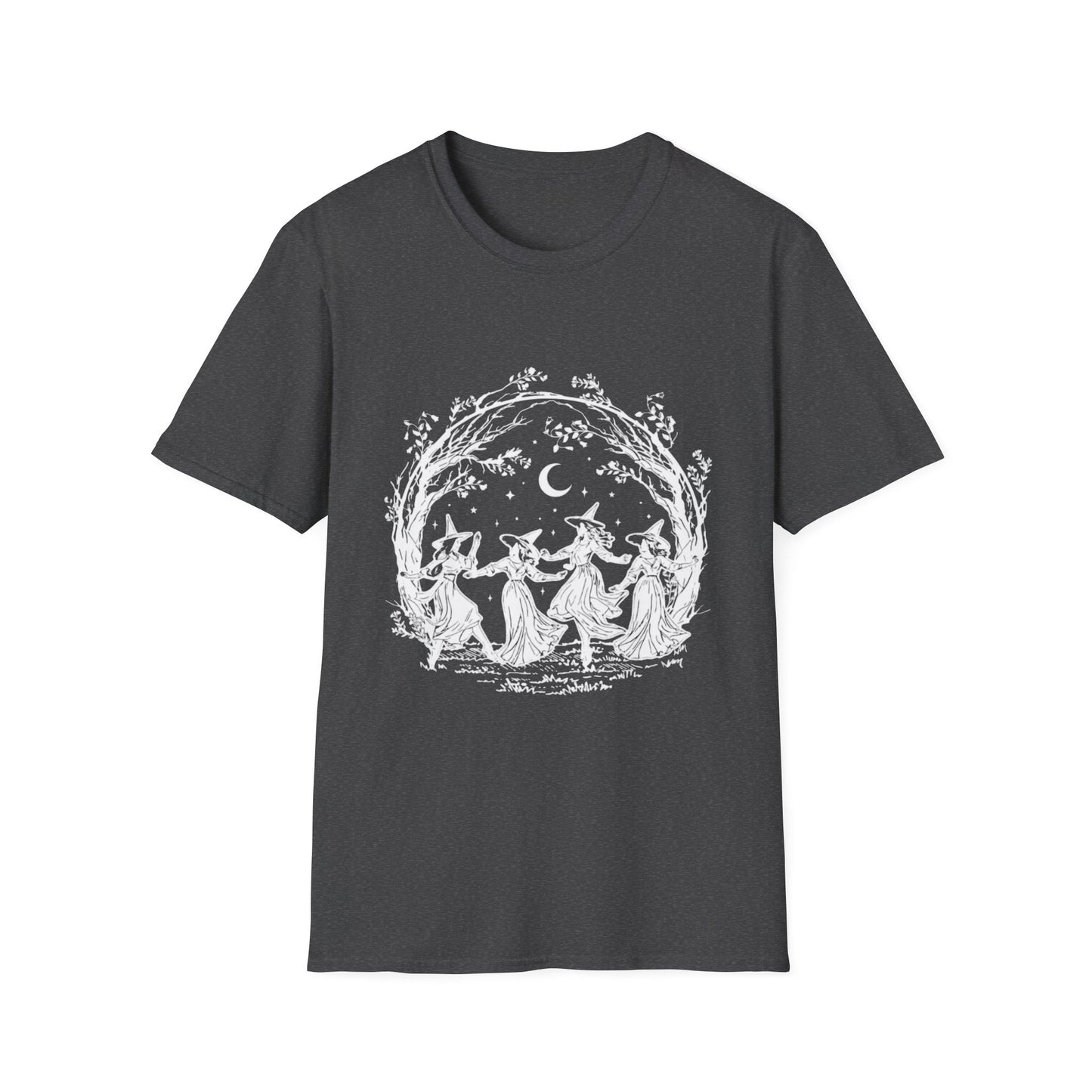 Enchanted Forest T-Shirt, Nature Lover Shirt, Bohemian Graphic Tee, Witchy Style Top, Gift for Magical Occasions