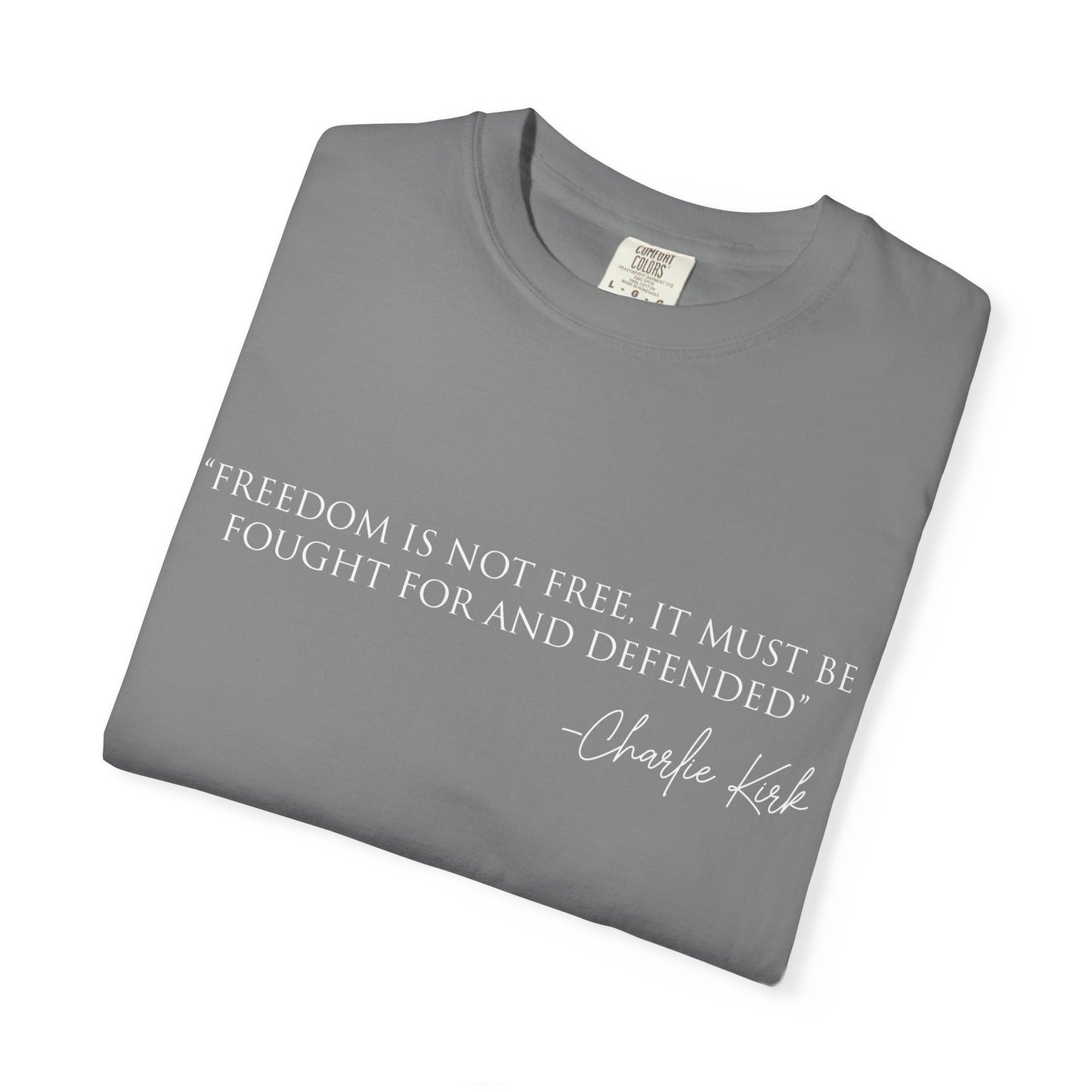 Freedom Quote T-Shirt, Inspirational Tee, Unisex Graphic Shirt, Motivational Gift, Casual Wear, Quote Apparel