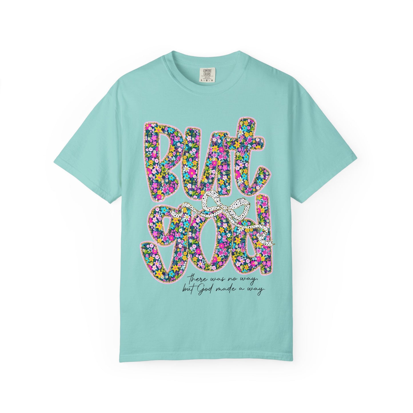 God Is Good Floral T-Shirt, Inspirational Tee, Gift for Him/Her, Faith-Based Apparel, Everyday Comfort