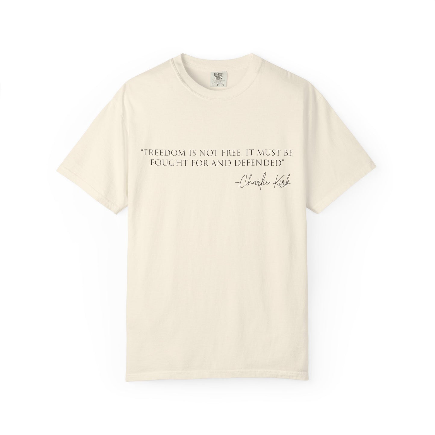 Freedom Quote Unisex T-Shirt, Motivational Tee, Gift for Activists, Casual Wear, Birthday Present, Statement Apparel