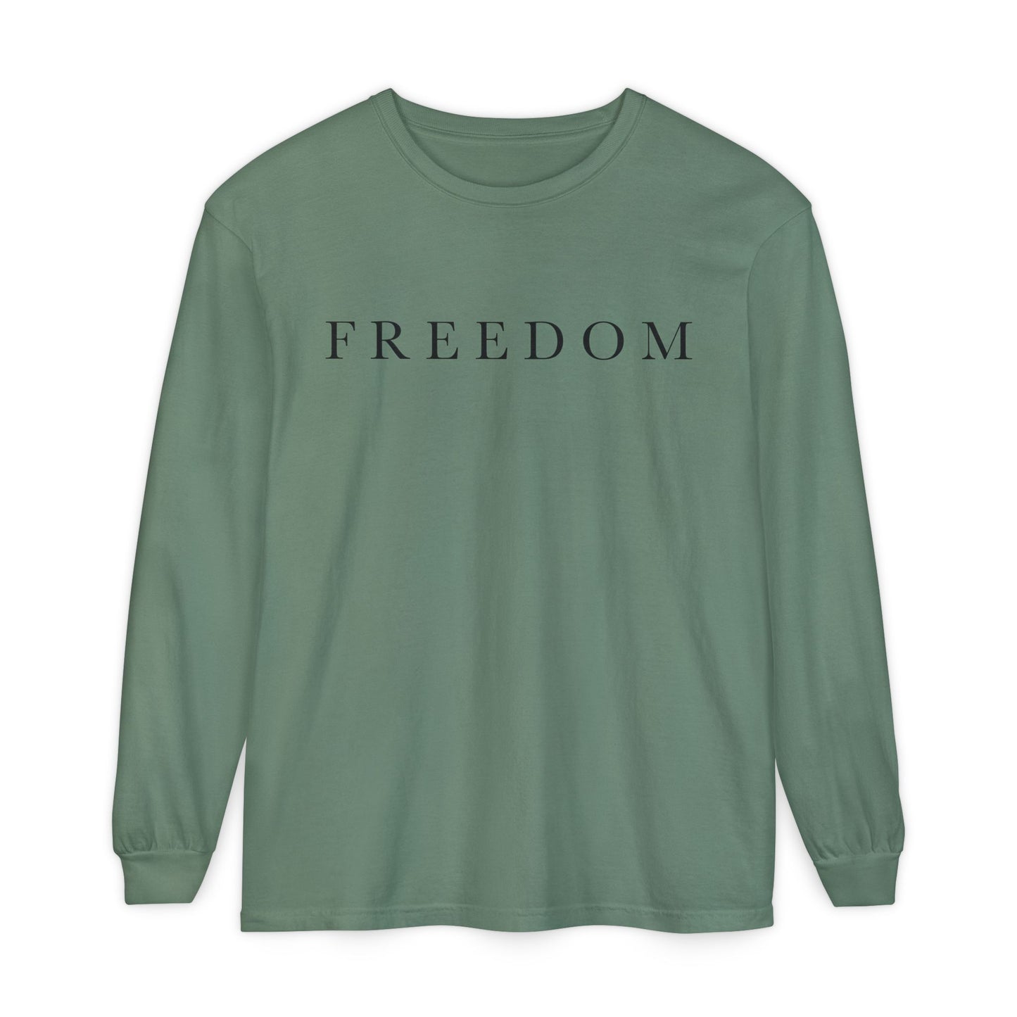 Freedom Long Sleeve T-Shirt, Casual Unisex Tee, Comfortable Everyday Wear, Perfect for Freedom Lovers, Ideal Gift for Holidays