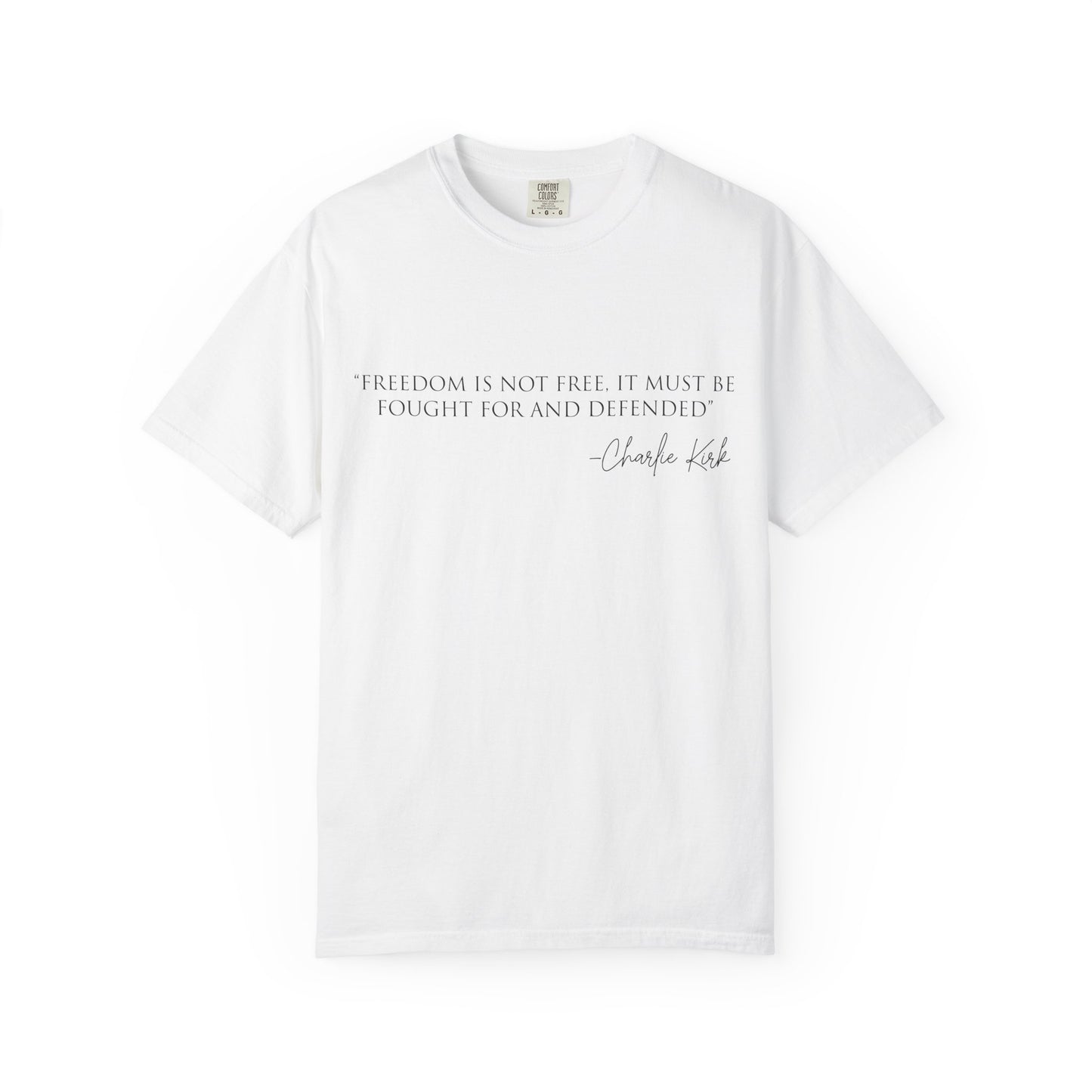 Freedom Quote Unisex T-Shirt, Motivational Tee, Gift for Activists, Casual Wear, Birthday Present, Statement Apparel