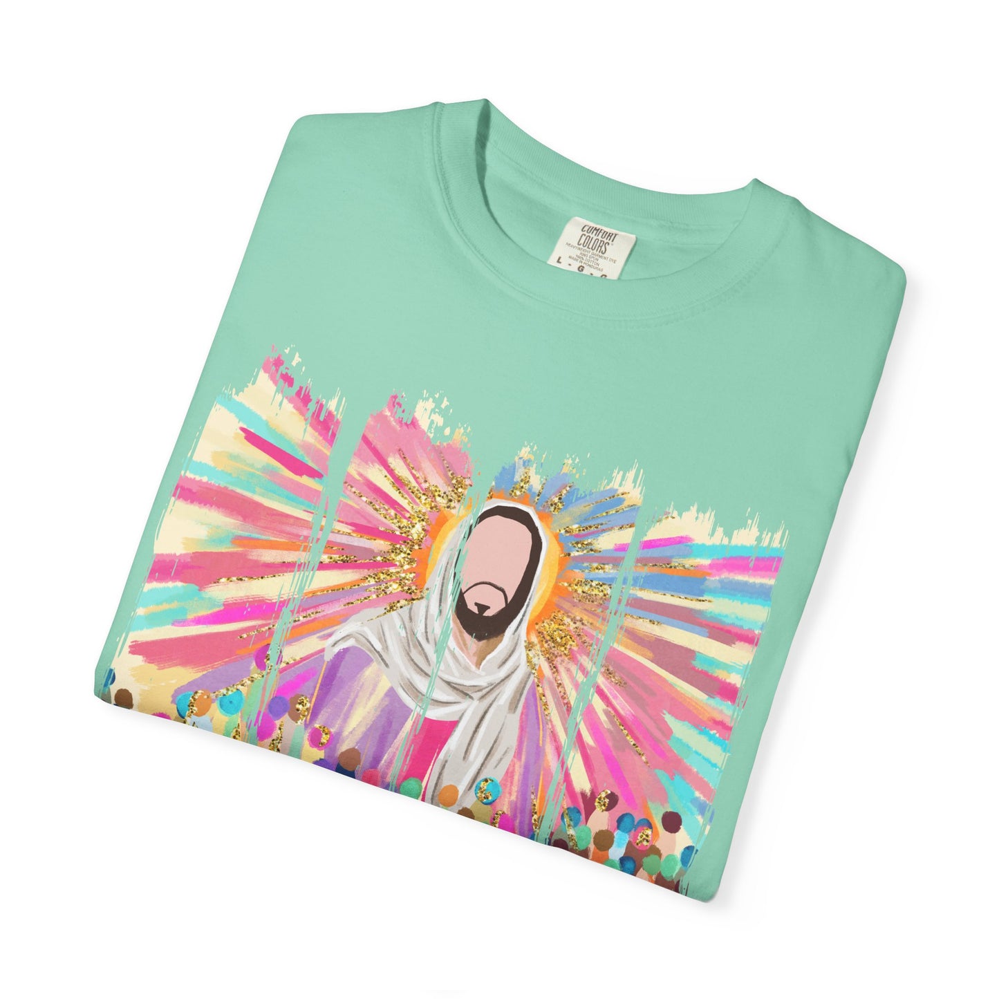 Vibrant Spiritual T-Shirt for Everyday Wear, Retro Art Tee, Casual Unisex Shirt, Gift for Festivals, Colorful Graphic Top