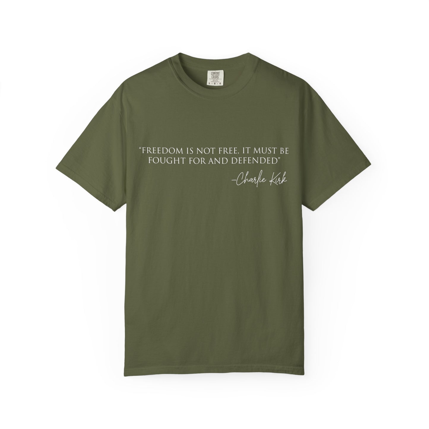 Freedom Quote T-Shirt, Inspirational Tee, Unisex Graphic Shirt, Motivational Gift, Casual Wear, Quote Apparel