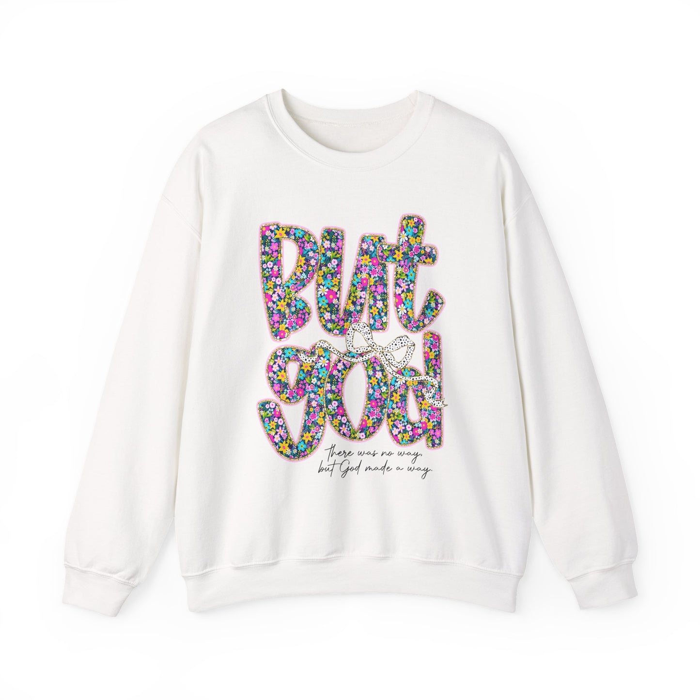 Colorful Floral Crewneck Sweatshirt - Motivational Gift for Friends, Cozy Lounge Wear, Unique Gift for Birthday, Inspirational