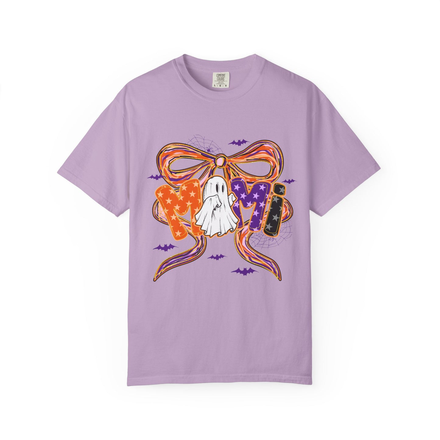 Spooky Ghost Halloween T-Shirt, Unisex Tee, Garment-Dyed Shirt for Fall, Autumn Apparel, Trick or Treat, Halloween Party