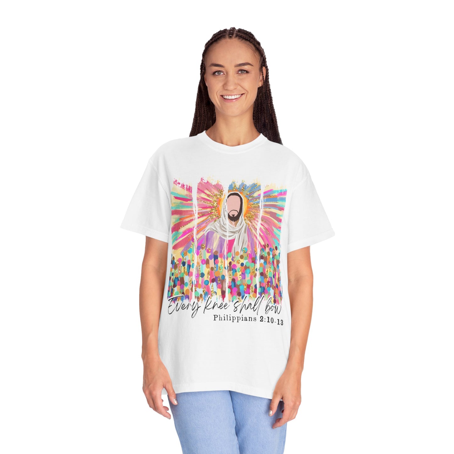 Colorful Faith T-Shirt, Biblical Verse Tee, Inspirational Apparel, Unisex Graphic Shirt, Christian Gift Idea, Religious T-Shirt