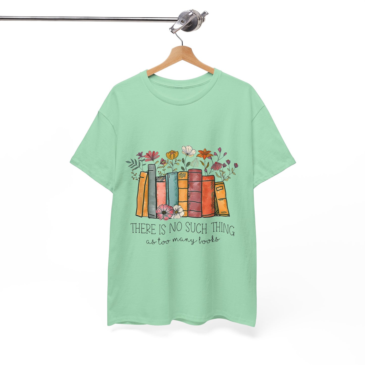 Book Lover's Unisex Heavy Cotton Tee, Cute Literary Gift, Reading T-shirt, Funny Book Design, Bookish Apparel, Cozy Gift for Readers