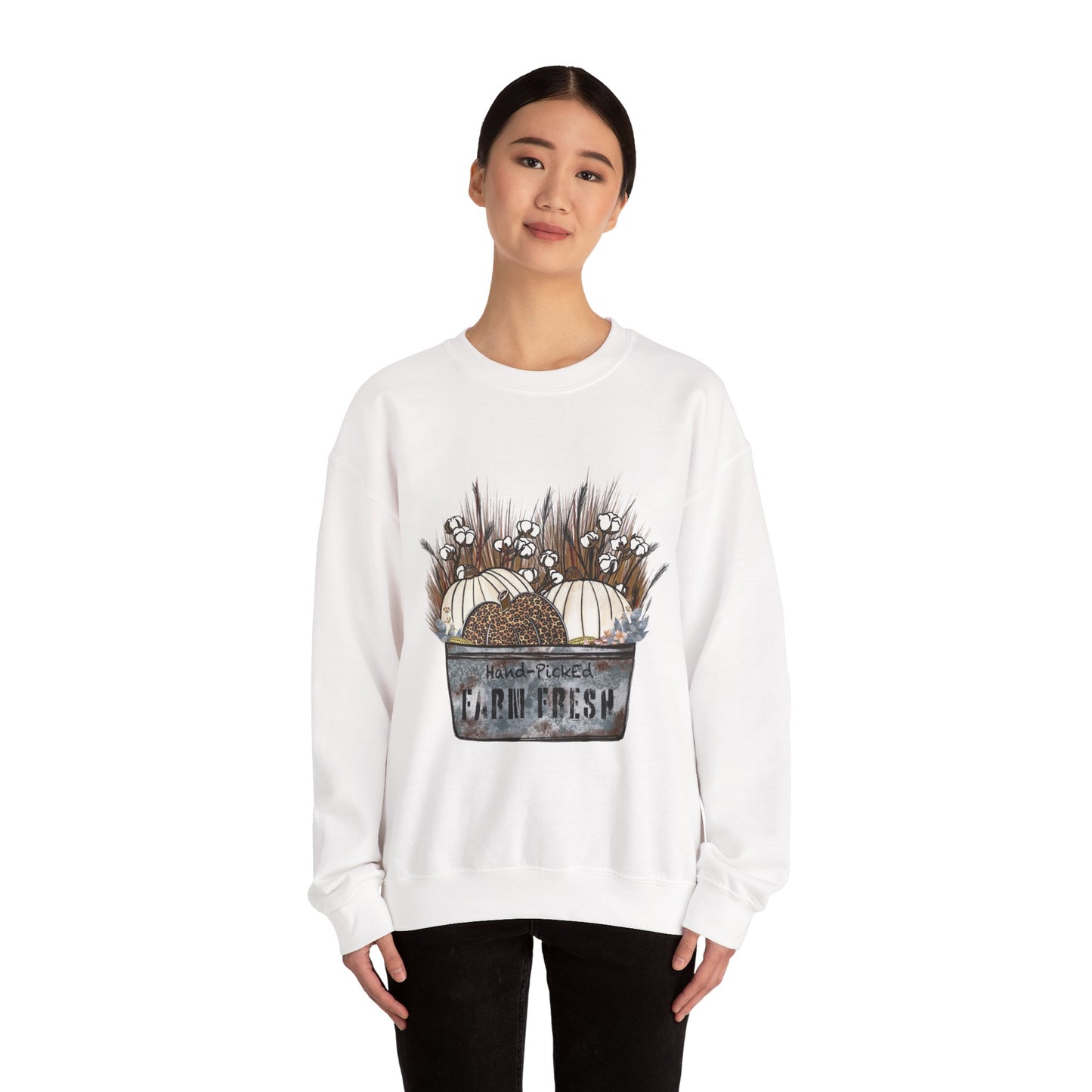 Farm Fresh Pumpkin Gildan Sweatshirt
