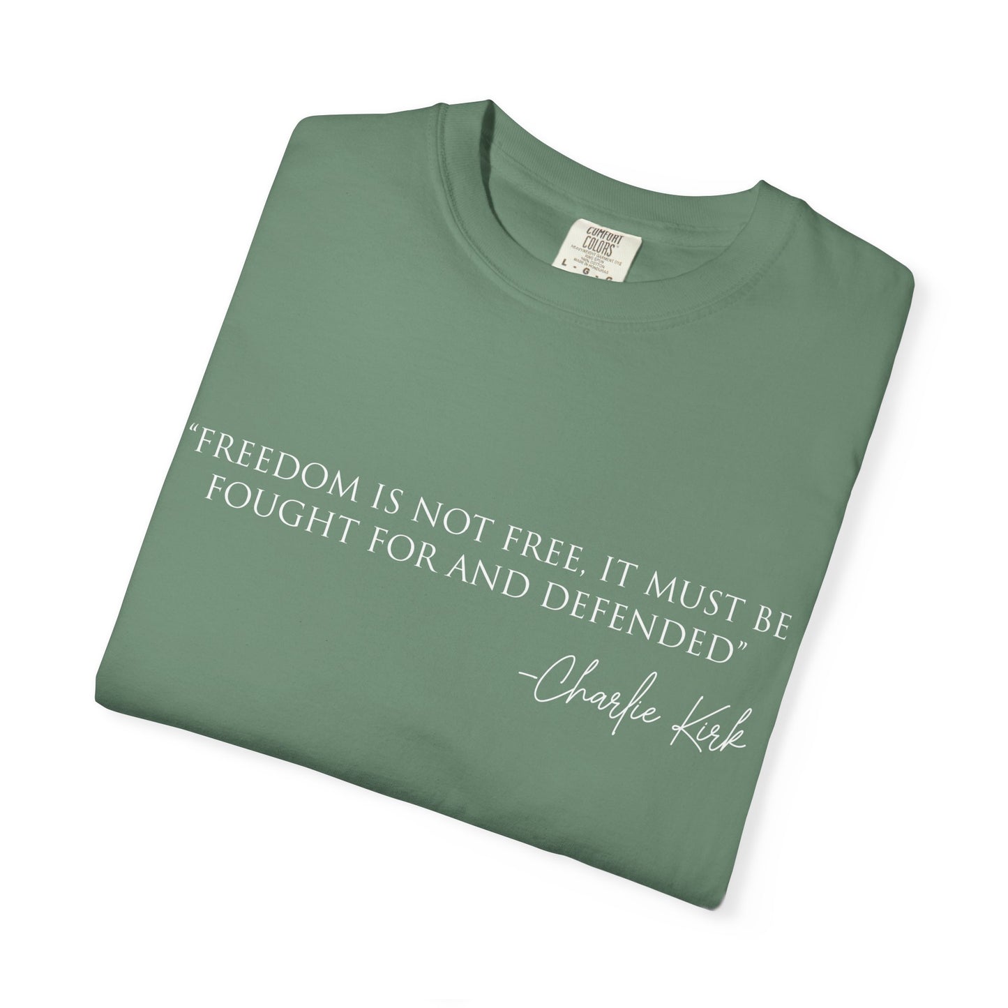 Freedom Quote T-Shirt, Inspirational Tee, Unisex Graphic Shirt, Motivational Gift, Casual Wear, Quote Apparel