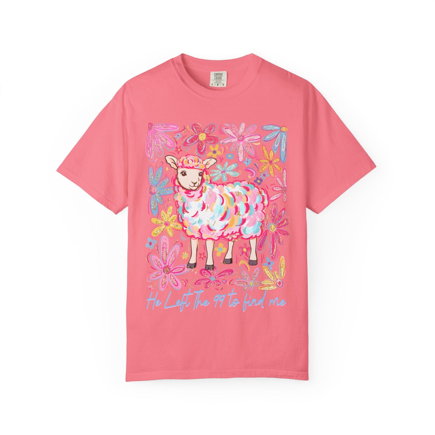 Whimsical Floral Sheep T-Shirt – Soft Unisex Tee, Perfect for Nature Lovers, Easter, Spring Celebrations, Gift for Her, Casual Wear