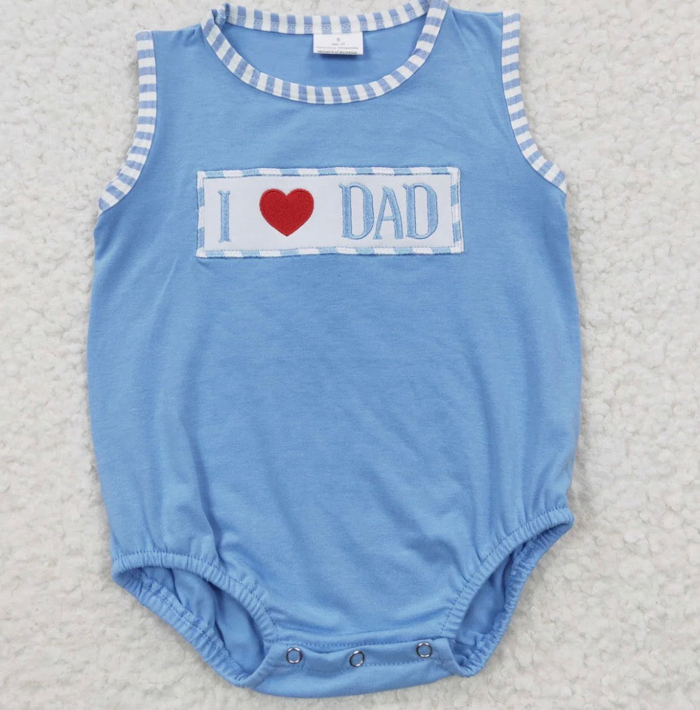 I Love Dad Boys Bubble