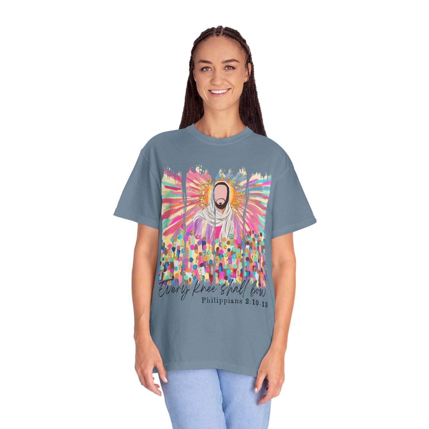 Colorful Faith T-Shirt, Biblical Verse Tee, Inspirational Apparel, Unisex Graphic Shirt, Christian Gift Idea, Religious T-Shirt
