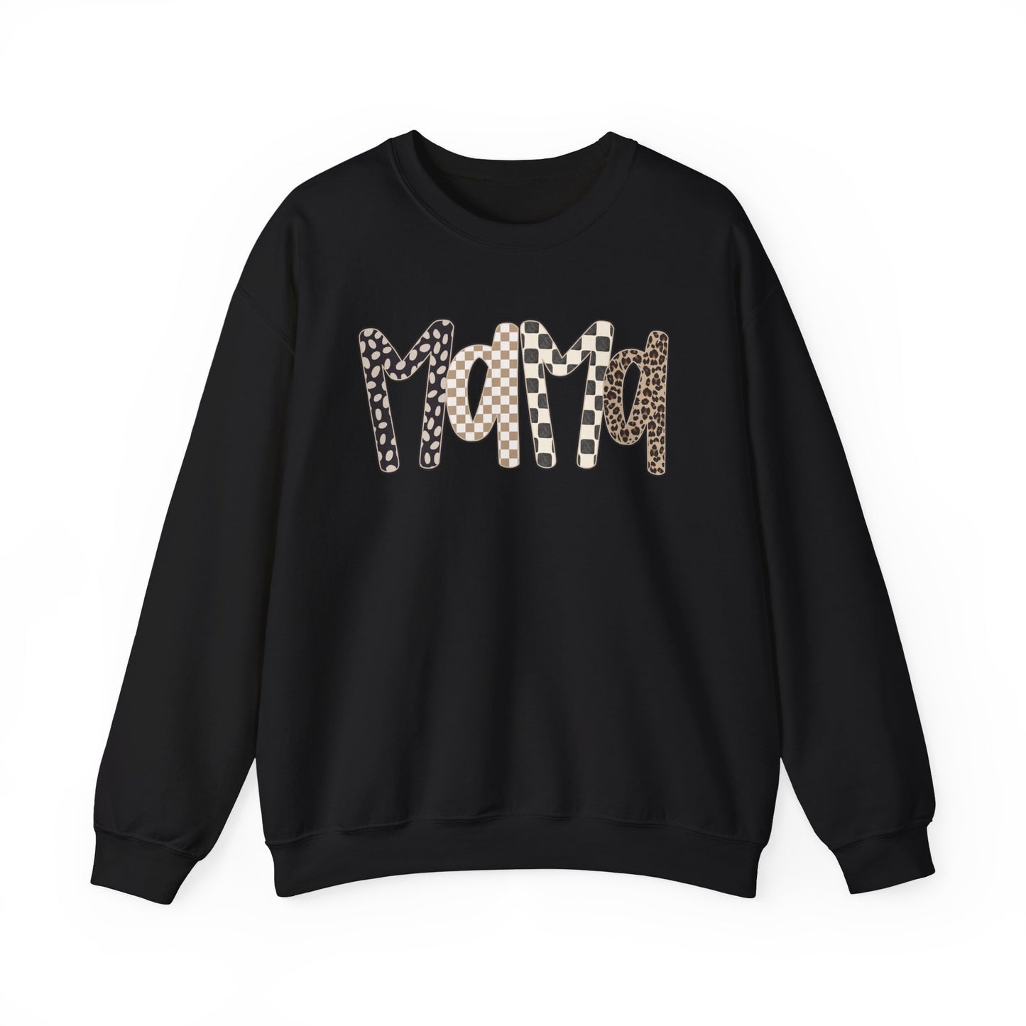 Mama Leopard Print Crewneck Sweatshirt