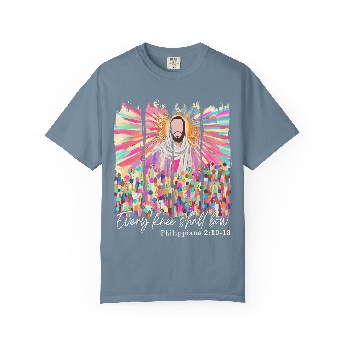 Vibrant Spiritual T-Shirt for Everyday Wear, Retro Art Tee, Casual Unisex Shirt, Gift for Festivals, Colorful Graphic Top