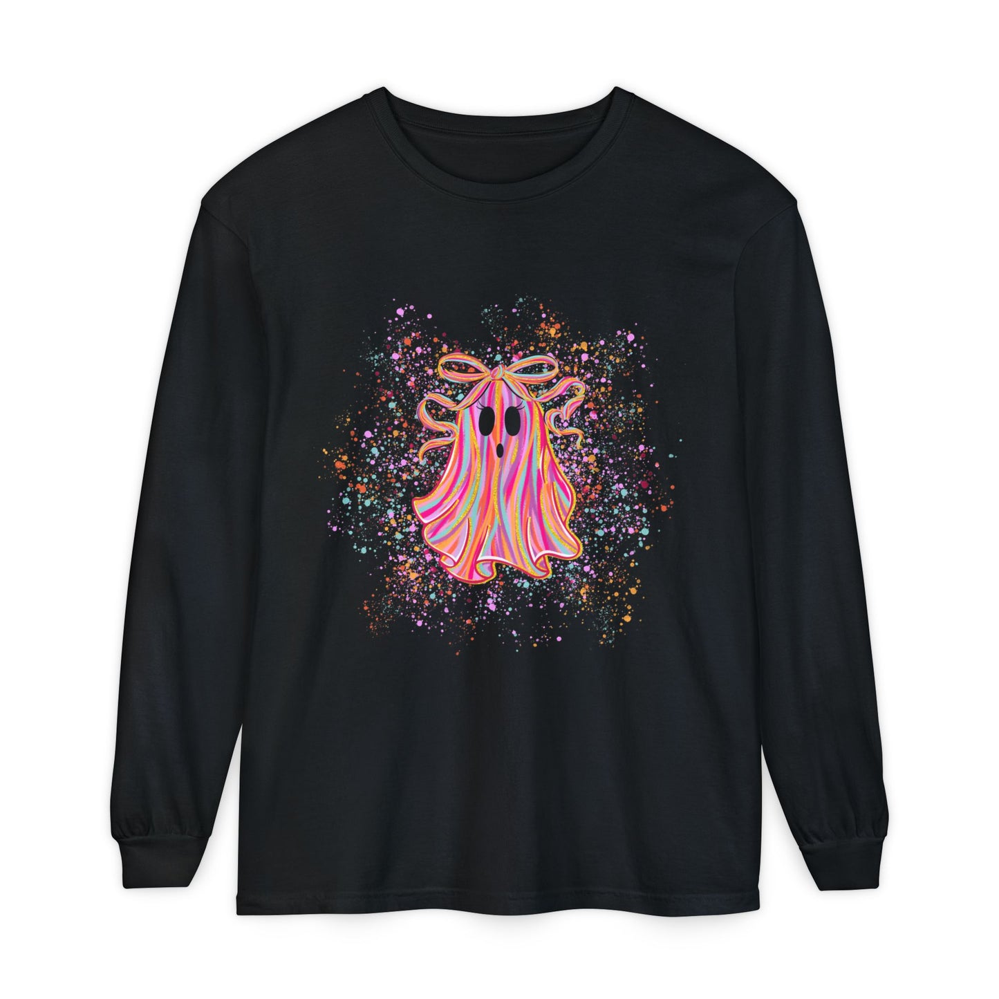 Splatter Neon Ghost Long Sleeve