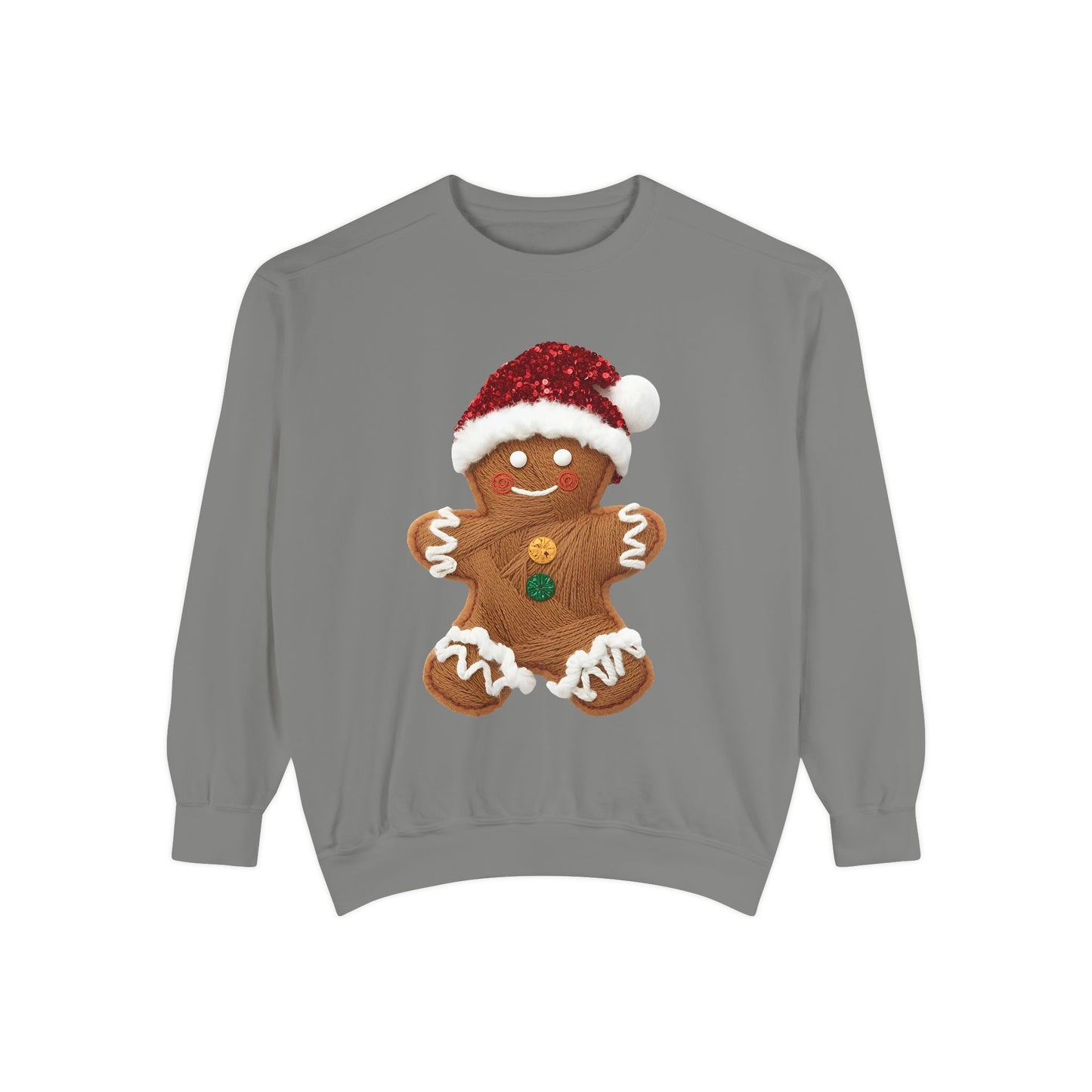 Gingerbread Christmas Sweatshirt Comfort Colors
