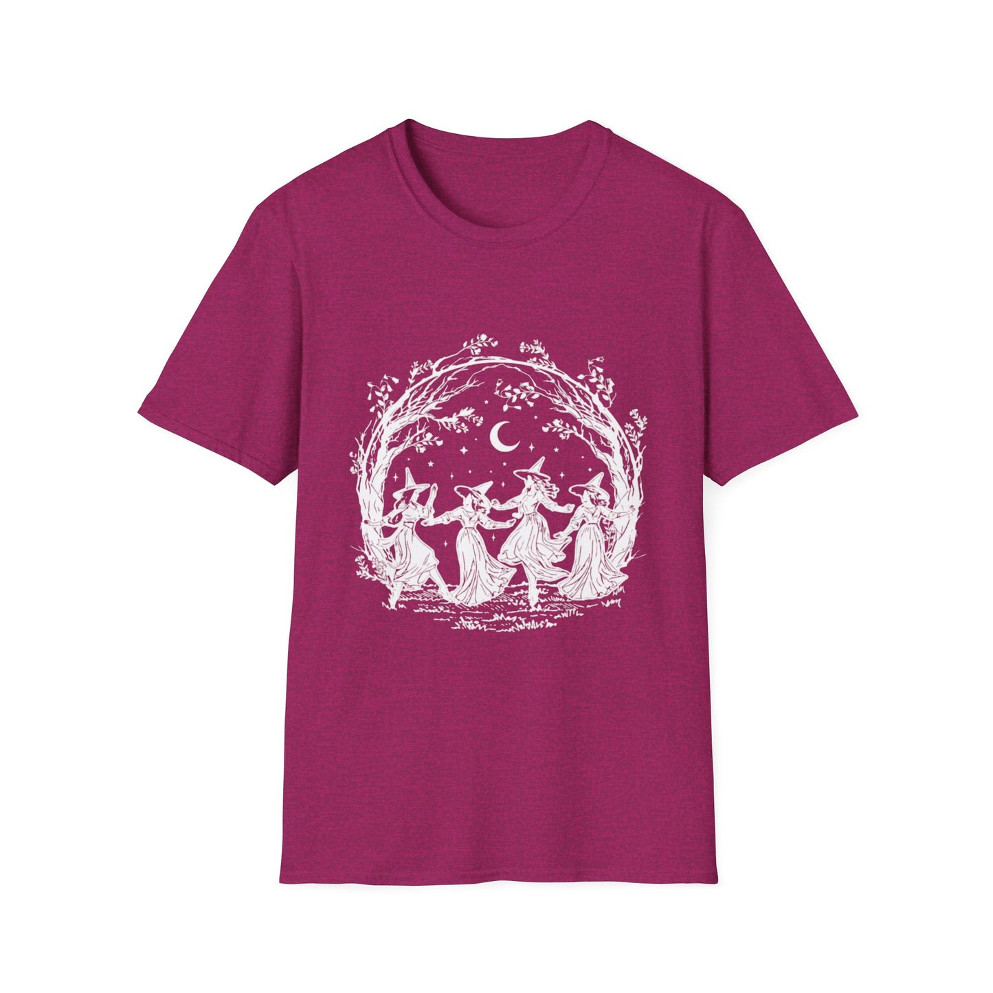 Enchanted Forest T-Shirt, Nature Lover Shirt, Bohemian Graphic Tee, Witchy Style Top, Gift for Magical Occasions