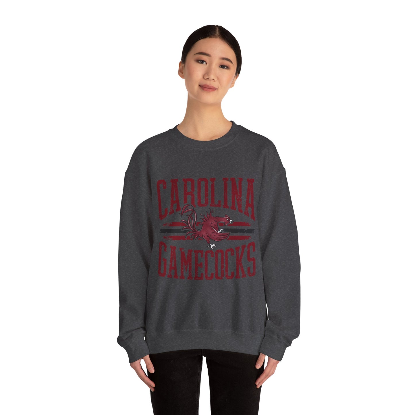 Gamecocks Spirit Sweatshirt - Cozy Unisex Crewneck for Sports Fans, College Apparel, Game Day Outfit, Holiday Gift, Casual Wear