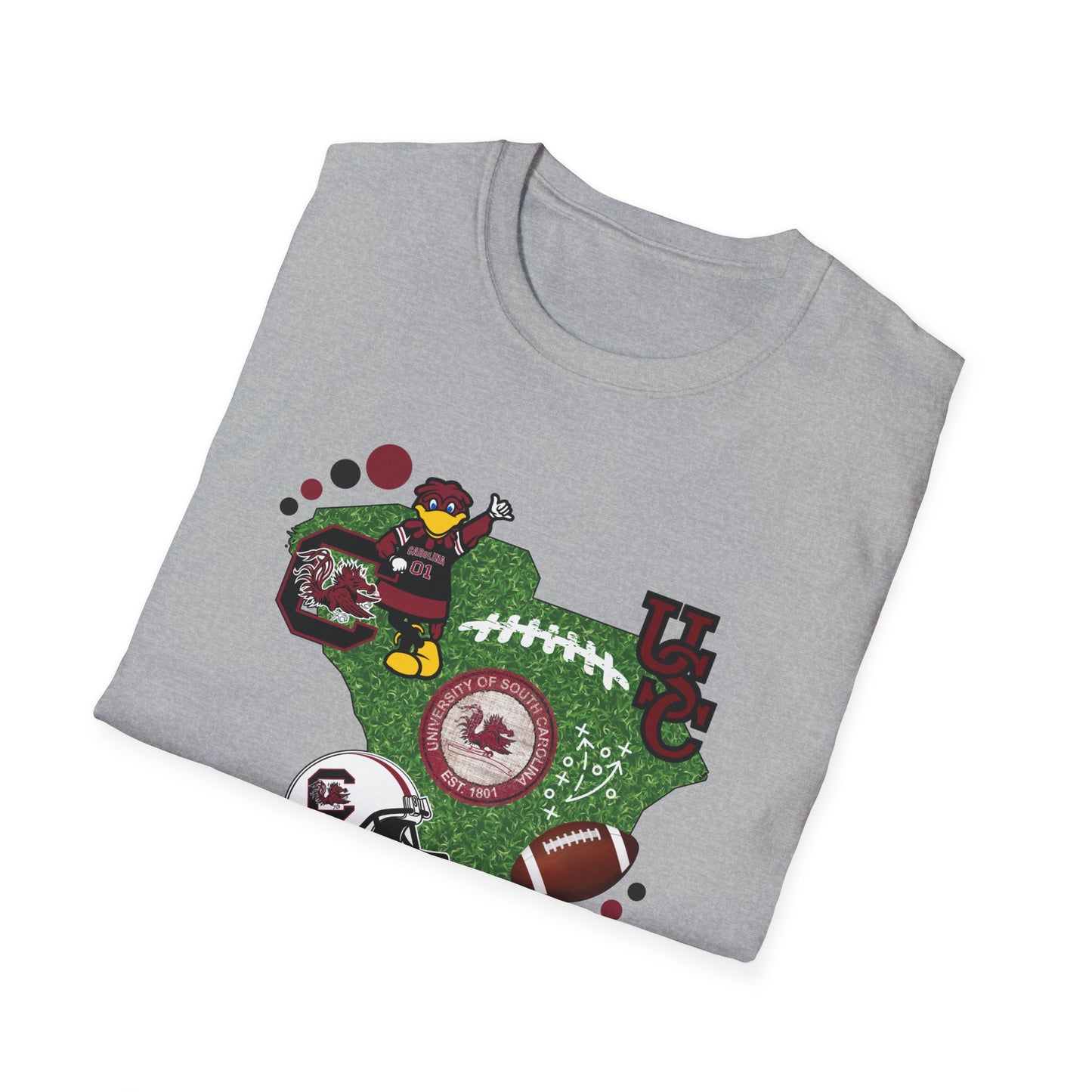 South Carolina Sports Fan Unisex T-Shirt, Game Day Apparel, College Football Tee, Gift for Him or Her, Casual Outfit