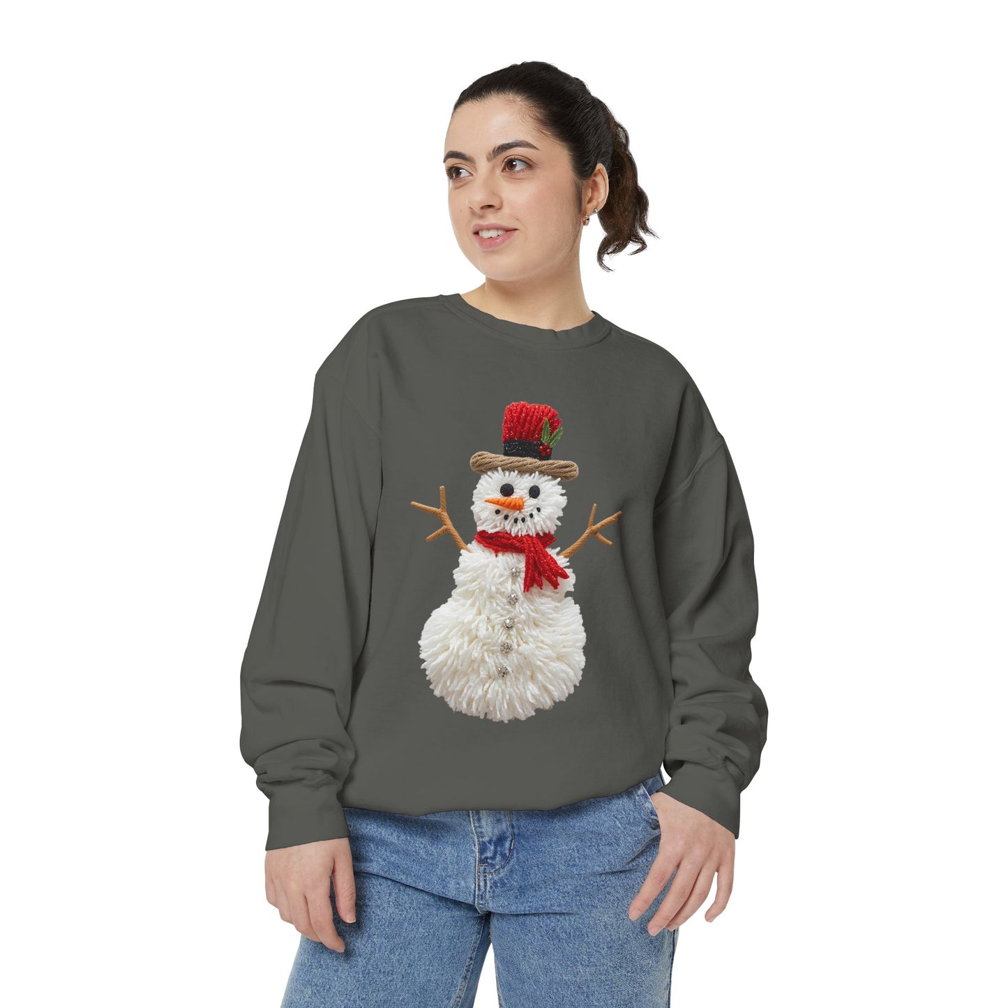 Cozy Snowman Sweatshirt Comfort Colors