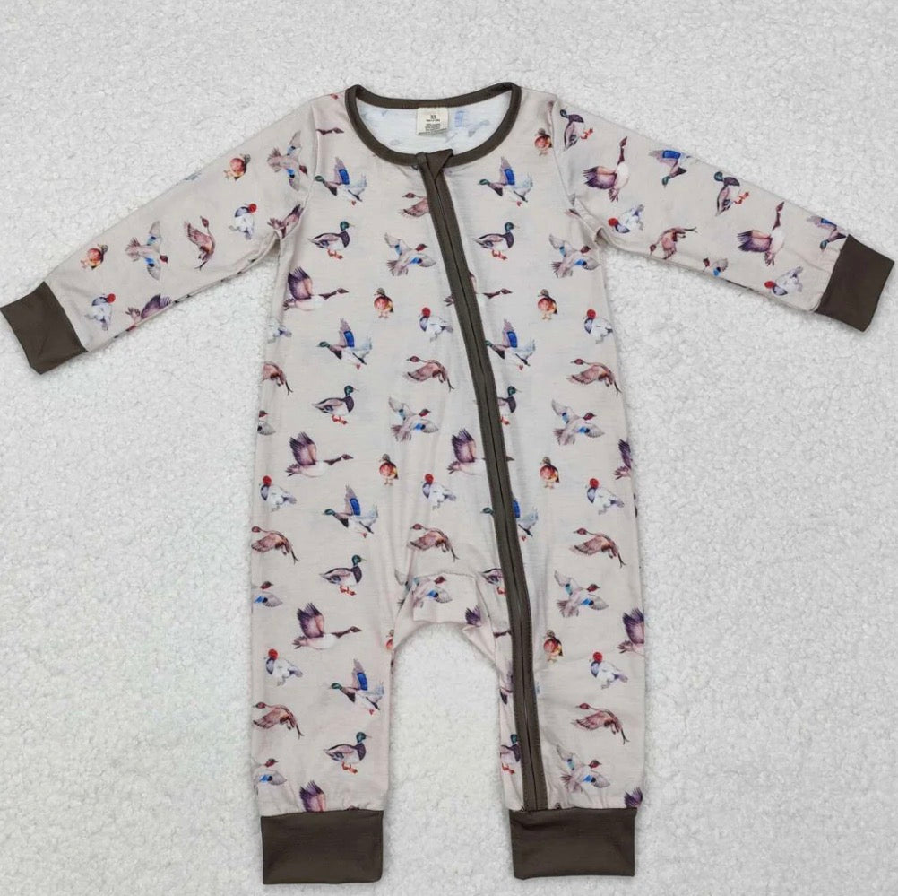 Mallard Long Sleeve Boys Romper