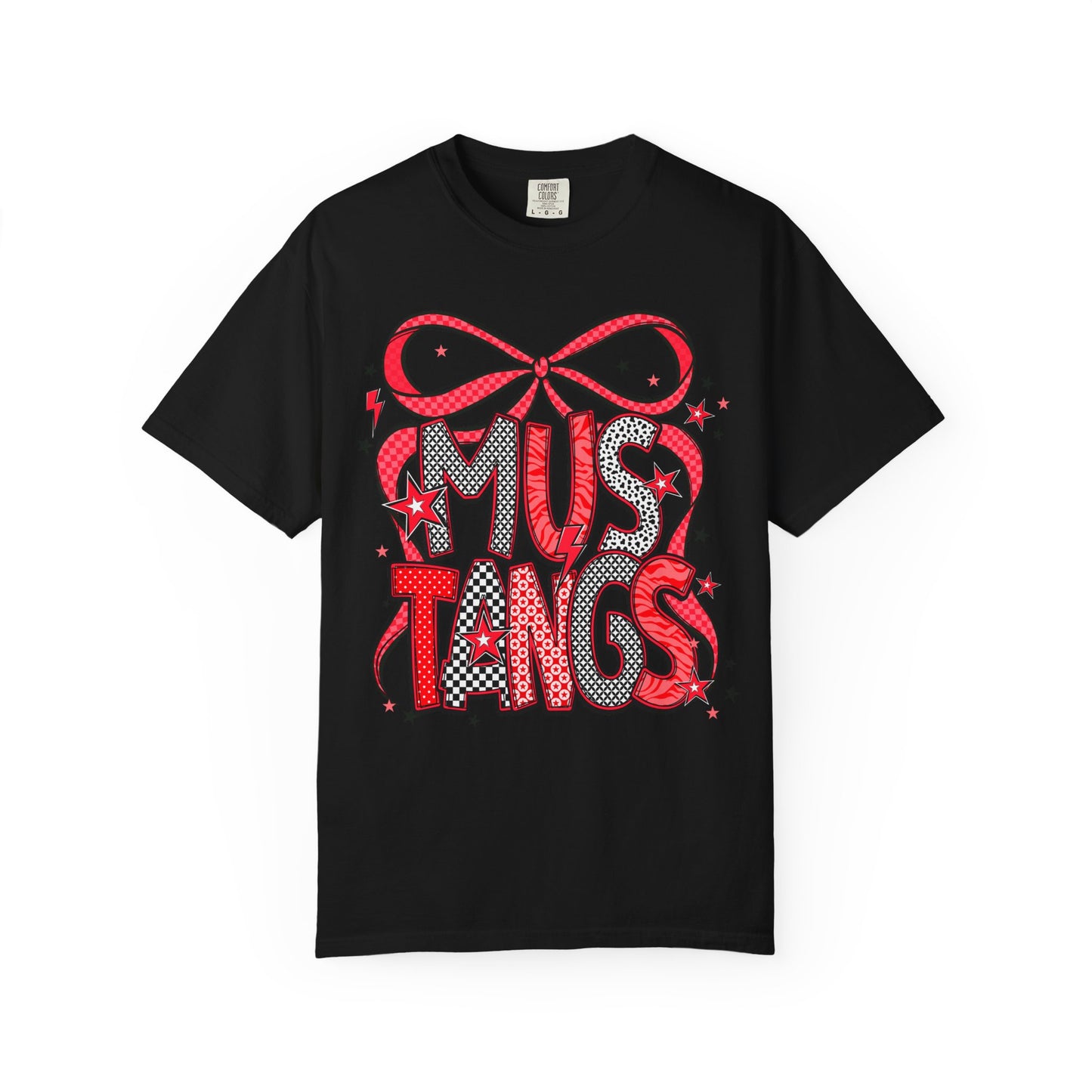 Mustangs Graphic Unisex T-Shirt, Perfect for School Spirit, Gift for Students, Casual Wear, College Events, Sports Team Merchandise