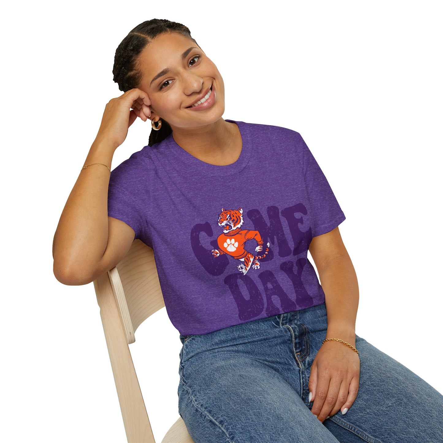 Game Day T-Shirt for Fans, Unisex Softstyle Tee, Sportswear, Tailgate Shirt, College Football Shirt