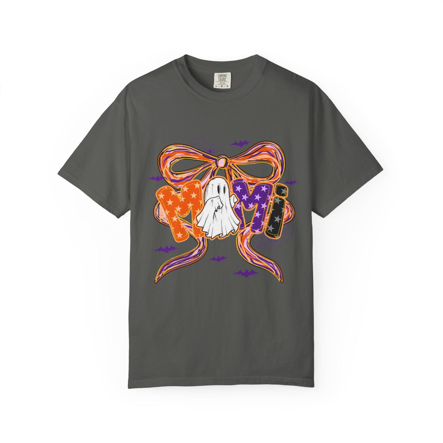 Spooky Ghost Halloween T-Shirt, Unisex Tee, Garment-Dyed Shirt for Fall, Autumn Apparel, Trick or Treat, Halloween Party