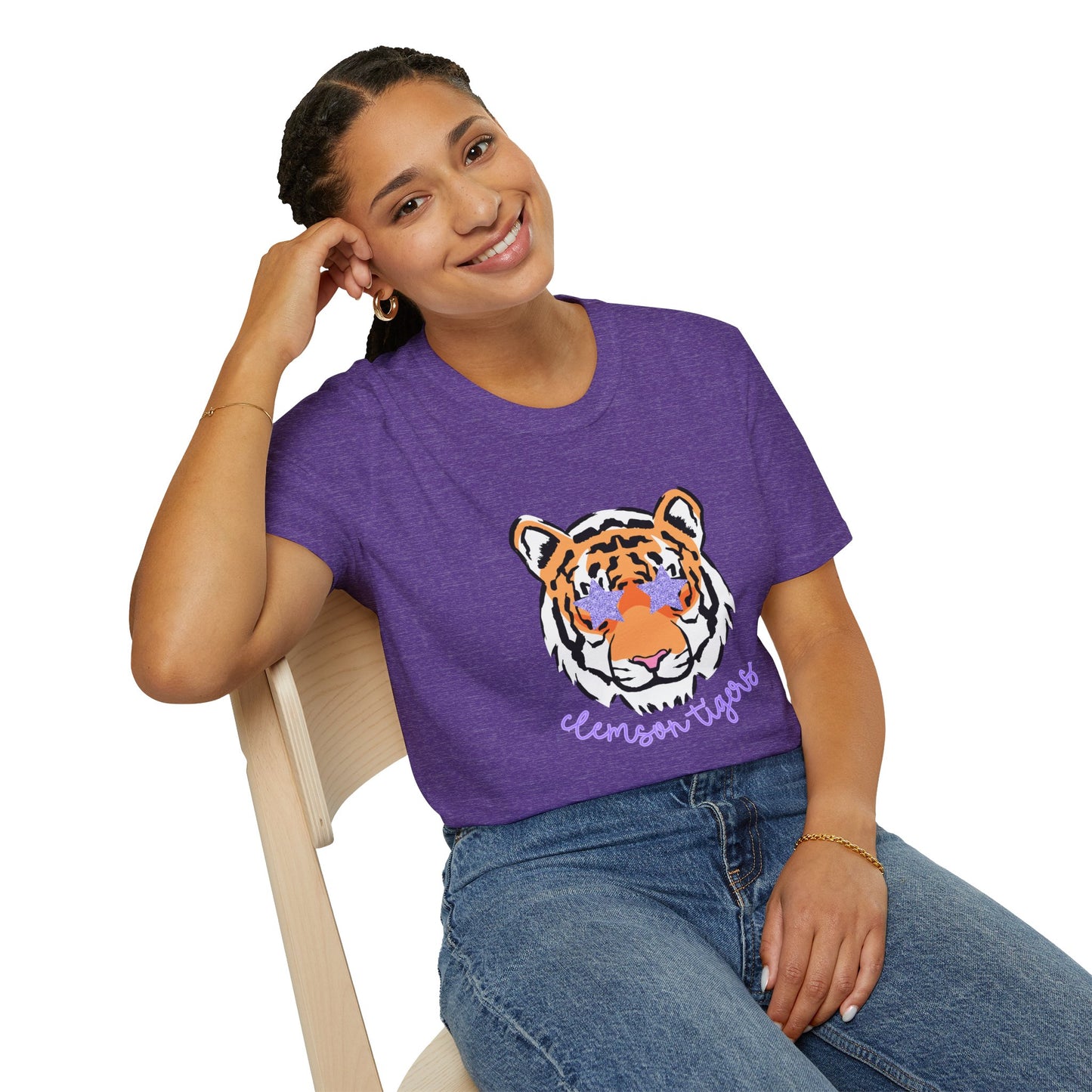 Clemson Tigers Unisex T-Shirt, College Apparel, Graphic Tee, Gift for Students, Casual Wear, School Spirit Shirt