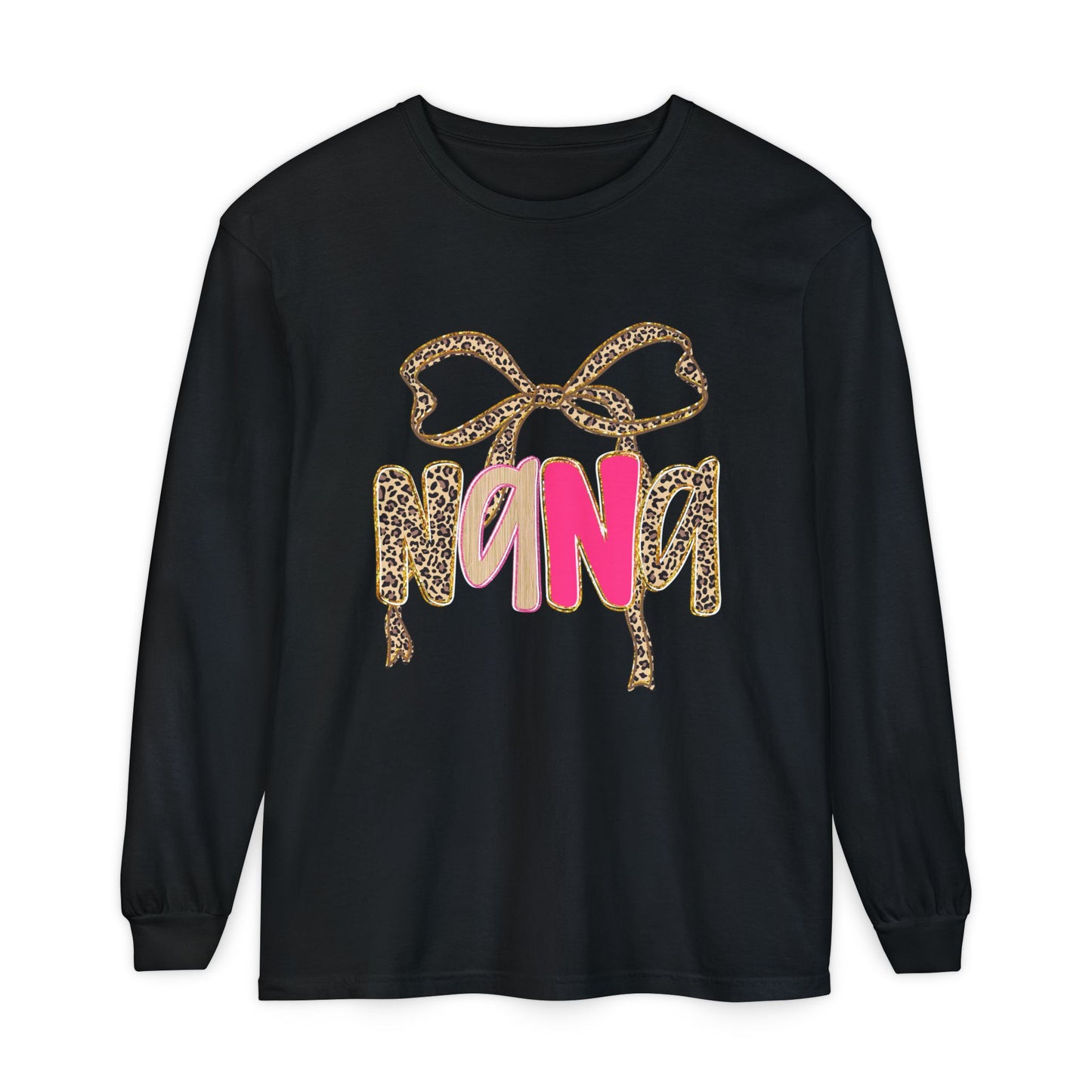 Nana Neon Leopard Long Sleeve T-Shirt