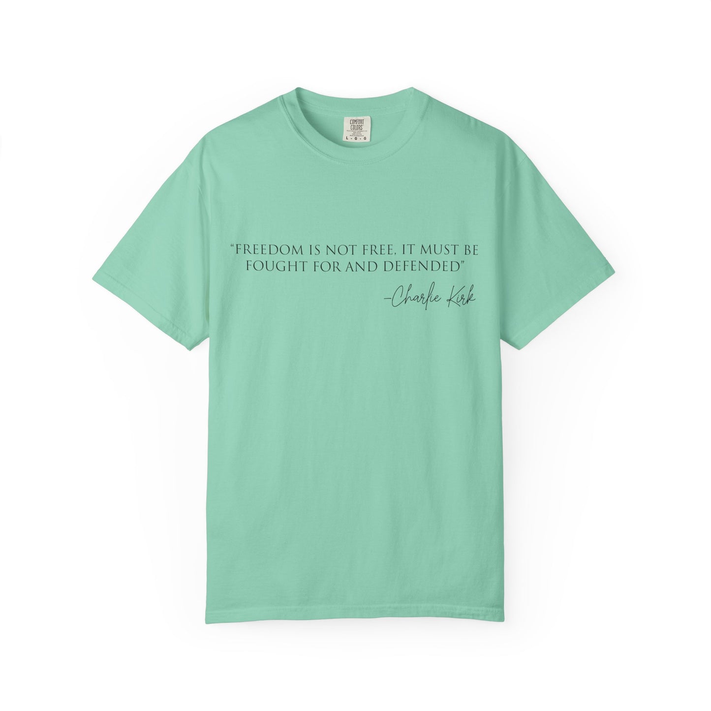 Freedom Quote Unisex T-Shirt, Motivational Tee, Gift for Activists, Casual Wear, Birthday Present, Statement Apparel
