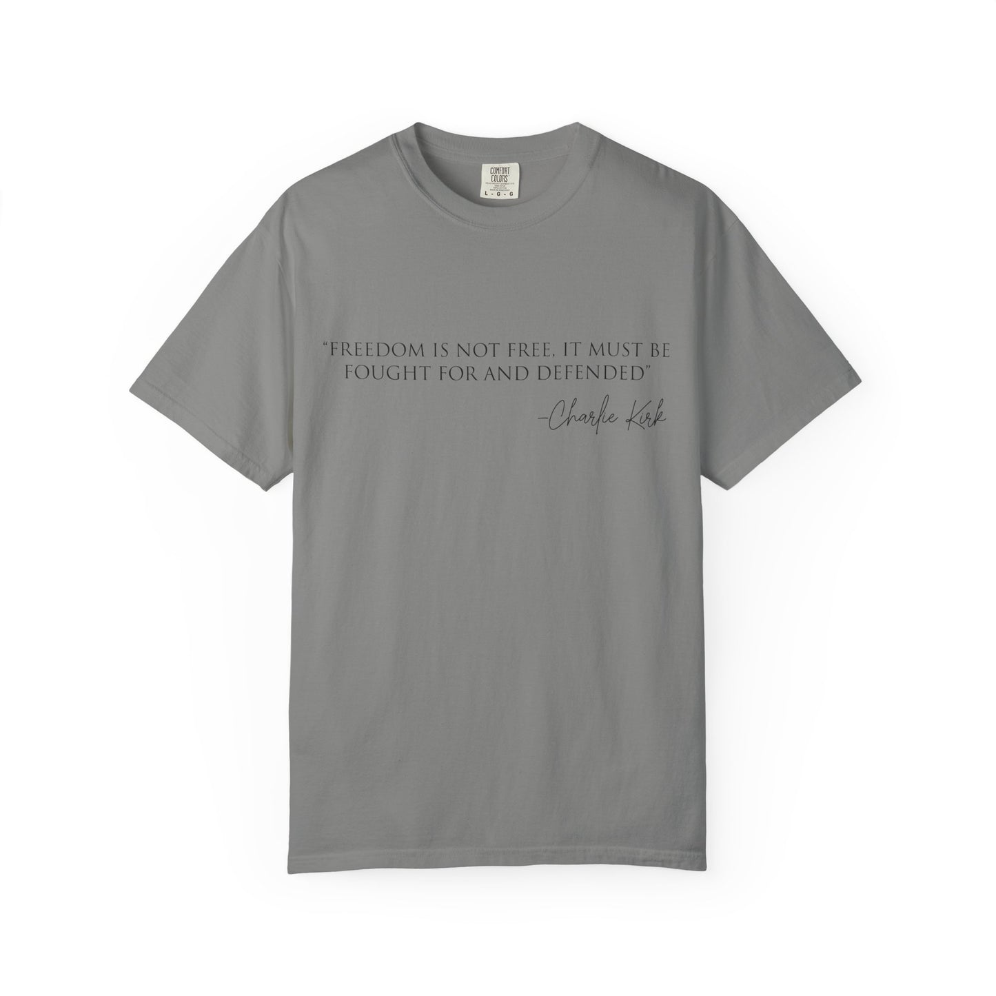 Freedom Quote Unisex T-Shirt, Motivational Tee, Gift for Activists, Casual Wear, Birthday Present, Statement Apparel