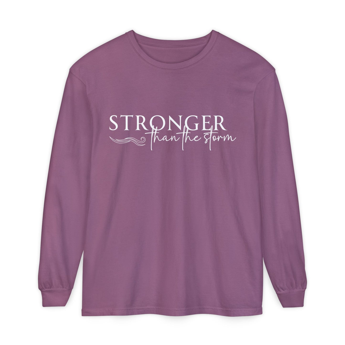 Inspirational Long Sleeve T-Shirt, Motivational Tee for Daily Wear, Perfect Gift for Encouragement, Birthday, or Strength