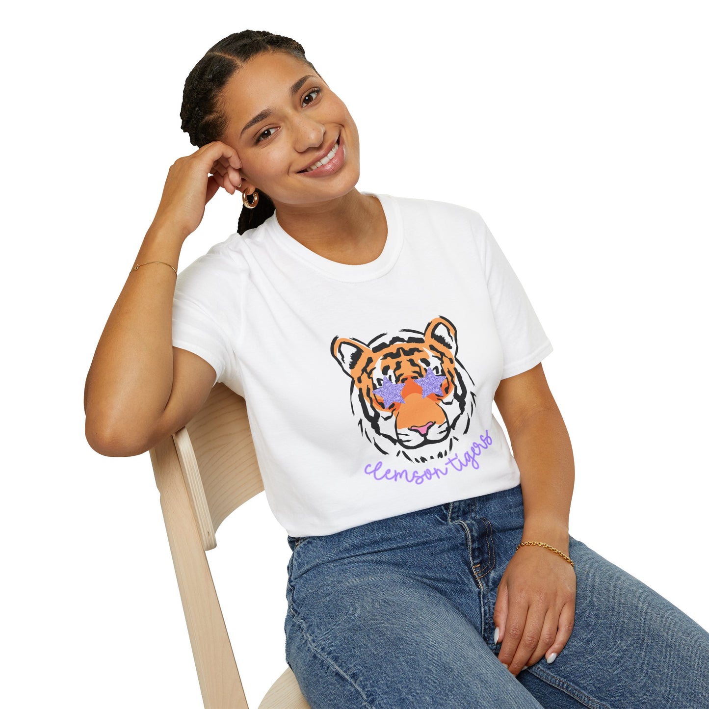 Clemson Tigers Unisex T-Shirt, College Apparel, Graphic Tee, Gift for Students, Casual Wear, School Spirit Shirt