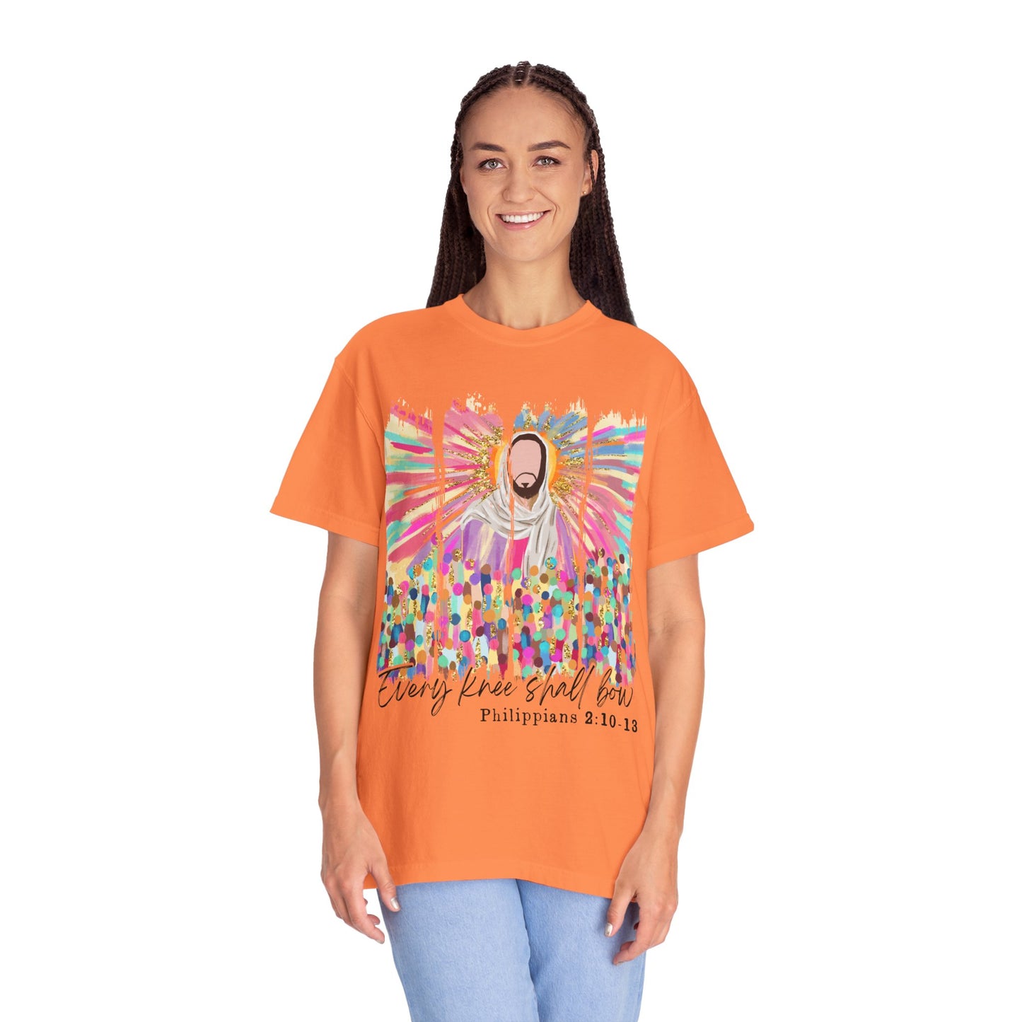 Colorful Faith T-Shirt, Biblical Verse Tee, Inspirational Apparel, Unisex Graphic Shirt, Christian Gift Idea, Religious T-Shirt