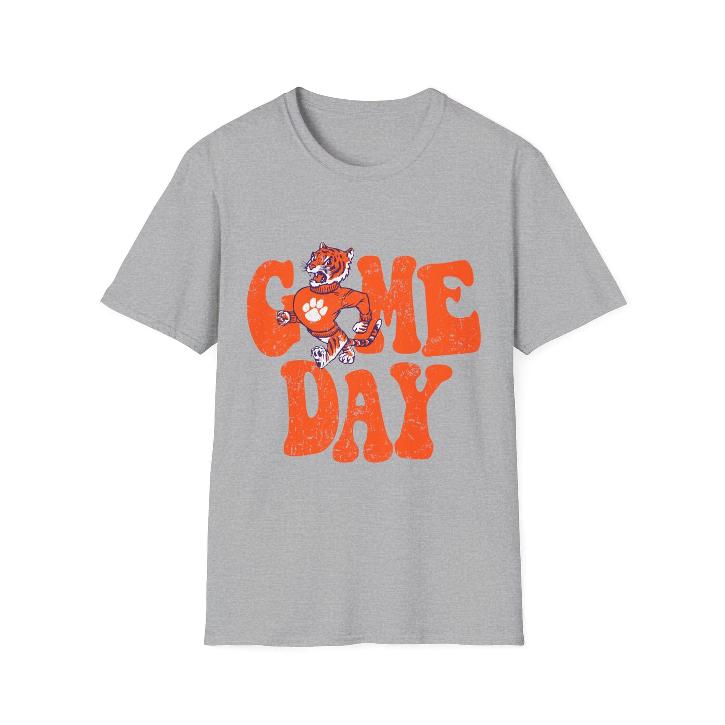 Game Day Unisex Softstyle T-Shirt | Perfect for Sports Fans, Tailgating, Casual Wear, Gift for Gamers, Cheer Day Apparel
