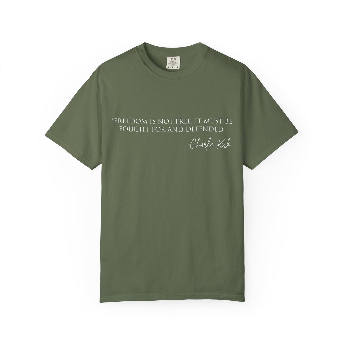 Freedom Quote T-Shirt, Inspirational Tee, Unisex Graphic Shirt, Motivational Gift, Casual Wear, Quote Apparel