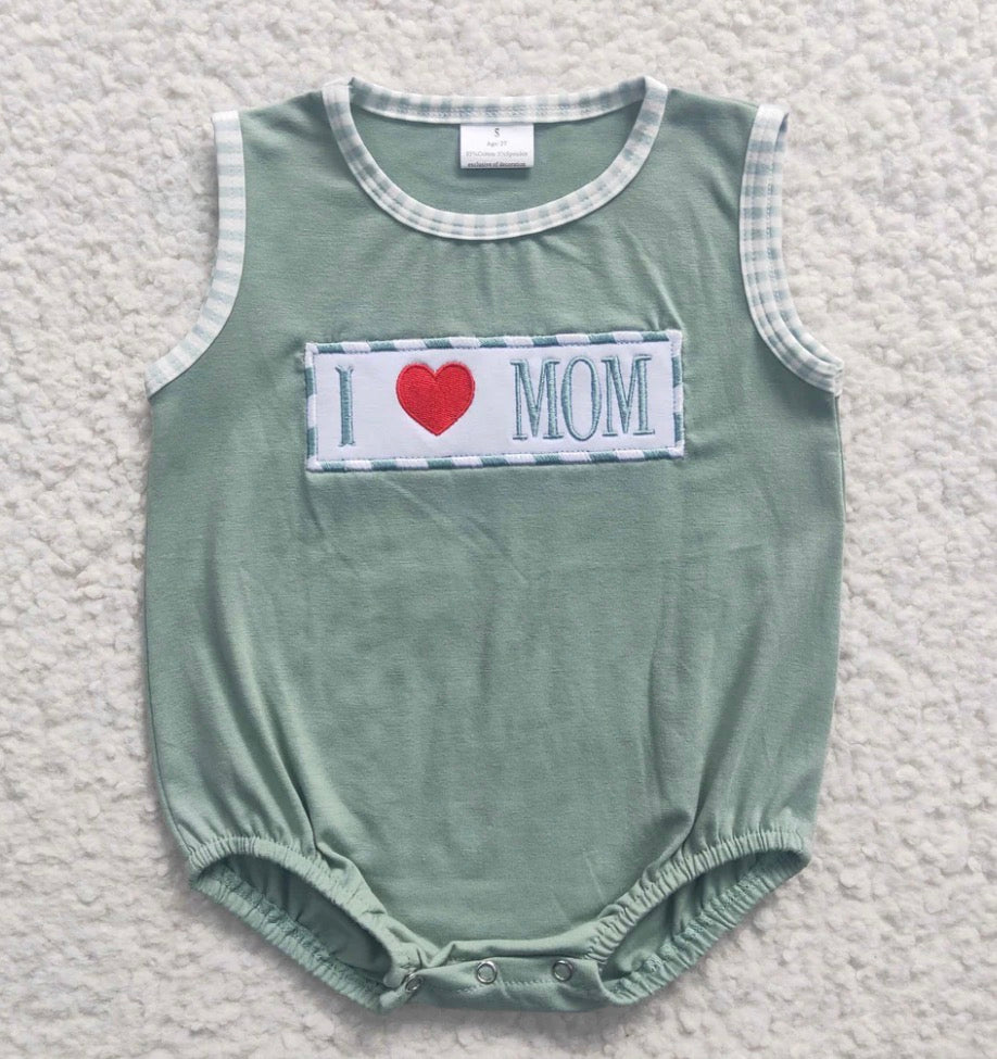 I Love Mom Boys Bubble